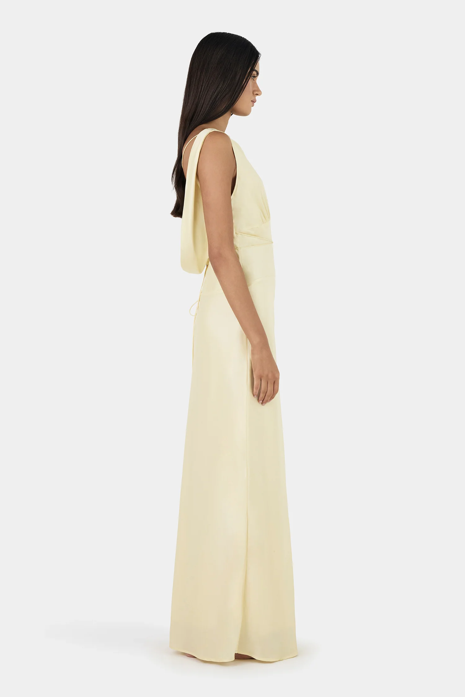 Clara Bias Dress Butter - Image 8