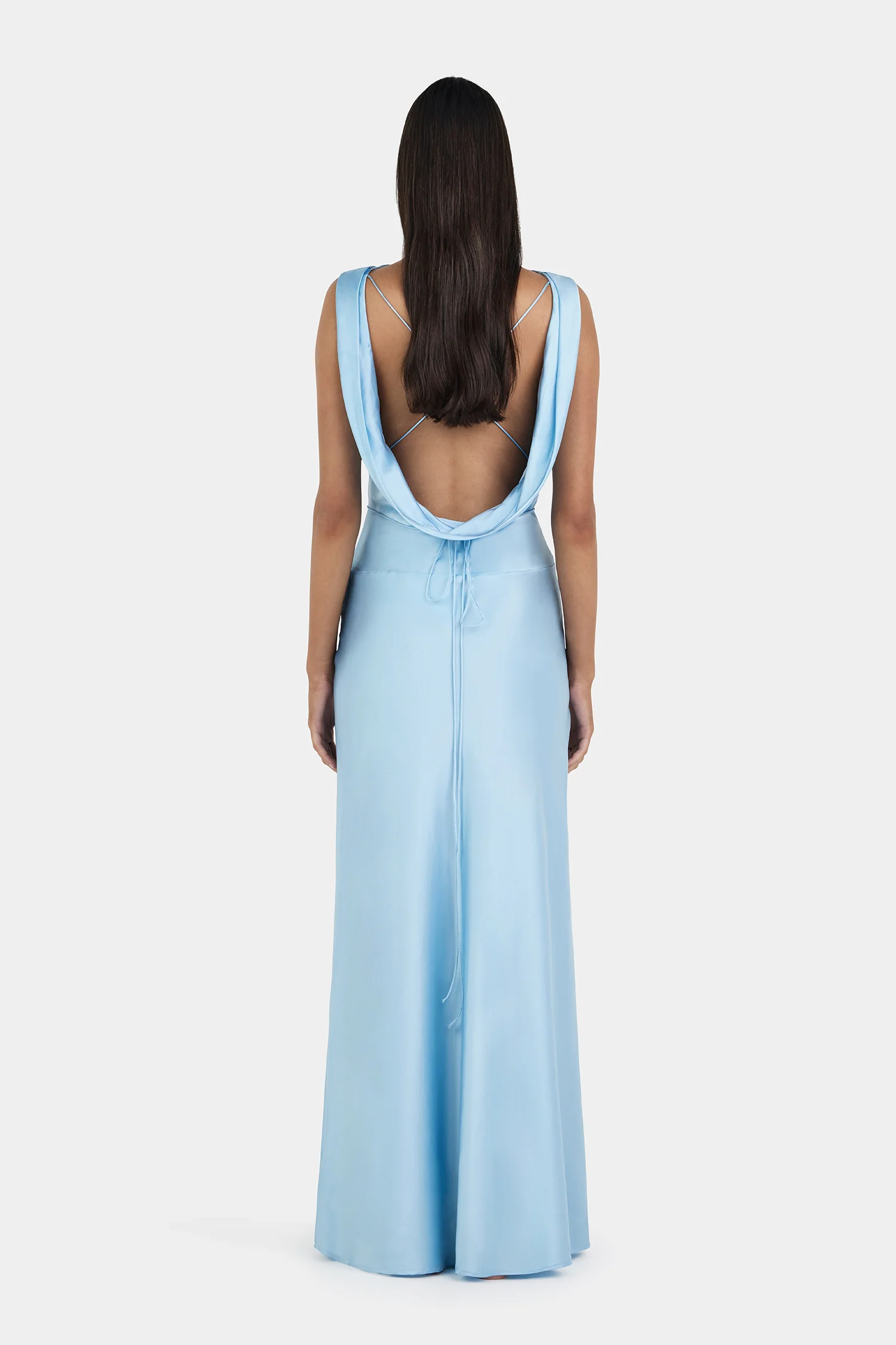 Clara Bias Dress Cornflower - Image 6