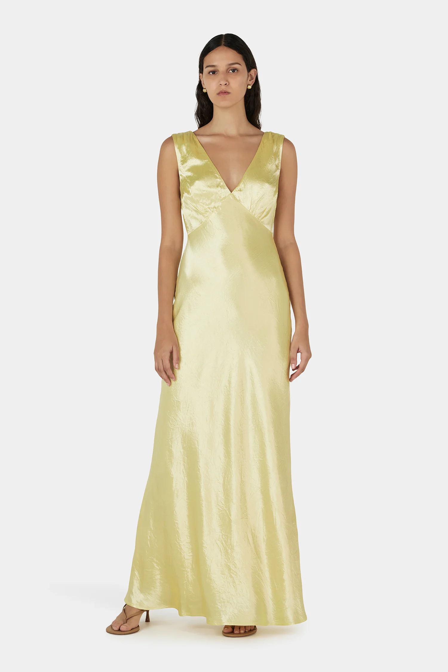 Marcelle Dress Lemon - Image 3